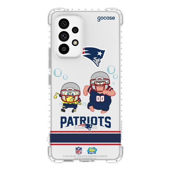 Capinha para celular  NFL x Bob Esponja - New England Patriots