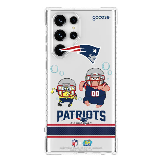 Capinha para celular  NFL x Bob Esponja - New England Patriots