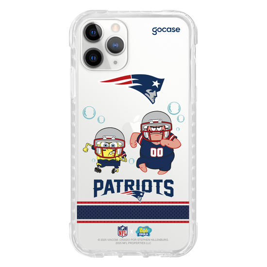Capinha para celular  NFL x Bob Esponja - New England Patriots