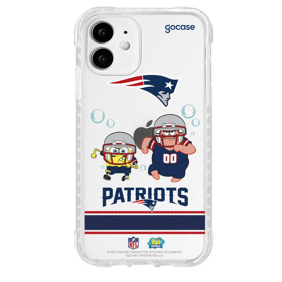 Capinha para celular  NFL x Bob Esponja - New England Patriots