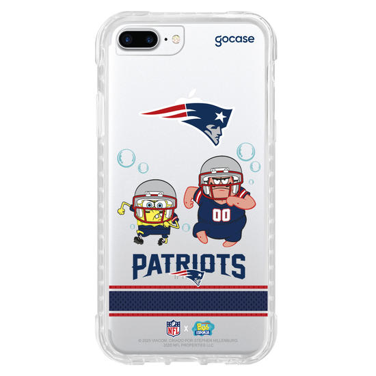 Capinha para celular  NFL x Bob Esponja - New England Patriots