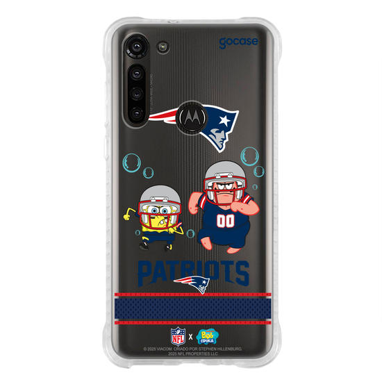 Capinha para celular  NFL x Bob Esponja - New England Patriots