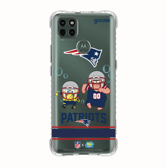 Capinha para celular  NFL x Bob Esponja - New England Patriots