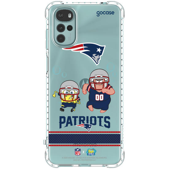 Capinha para celular  NFL x Bob Esponja - New England Patriots