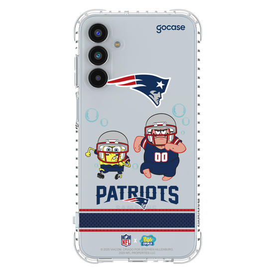 Capinha para celular  NFL x Bob Esponja - New England Patriots
