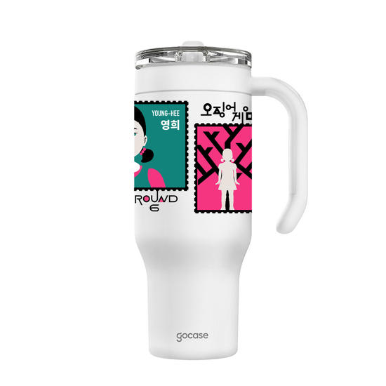 Copo Térmico Life + Ebook - Round 6 - Selos Young-hee