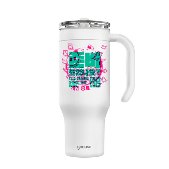 Copo Térmico Life + Ebook - Round 6 - Red Light, Green Light