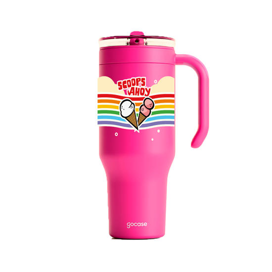 Copo Térmico Life + Ebook -  Stranger Things - Scoops Ahoy