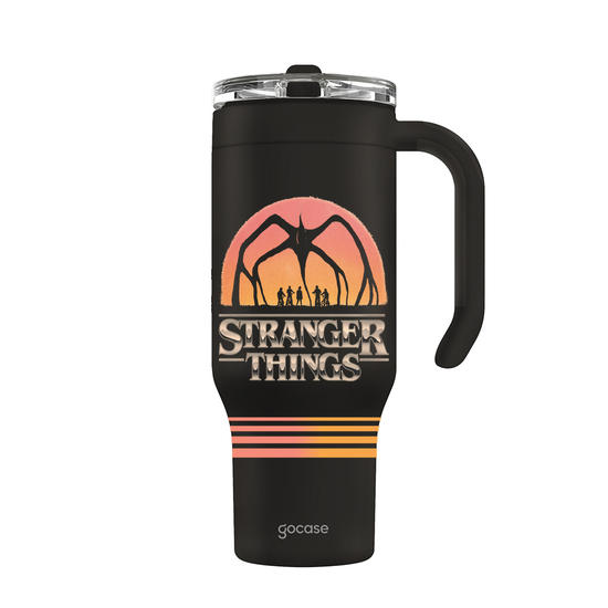 Copo Térmico Life + Ebook -  Stranger Things - One Last Adventure