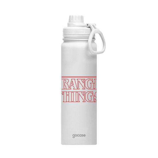 Garrafa Térmica Fresh + Ebook - Stranger Things - Logo