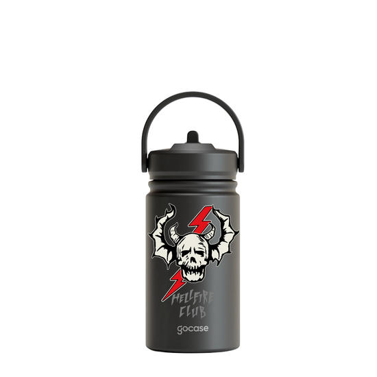 Garrafa Térmica Mini + Ebook -  Stranger Things - Hellfire Club