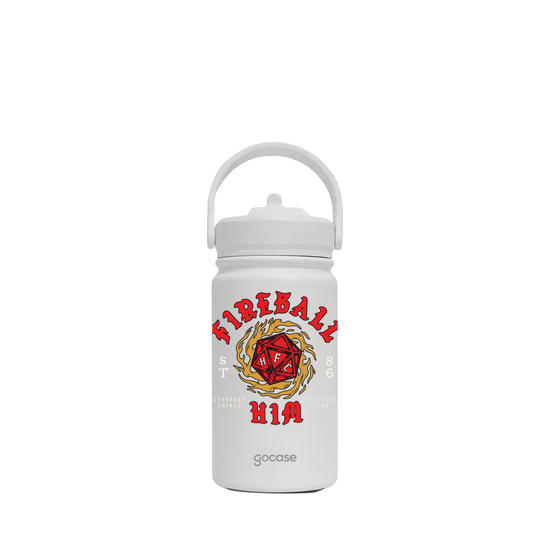 Garrafa Térmica Mini + Ebook -  Stranger Things - Fireball Him