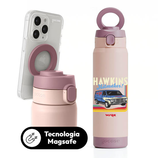 Garrafa Térmica Magsafe + Ebook - Stranger Things - Squawk Van Poster