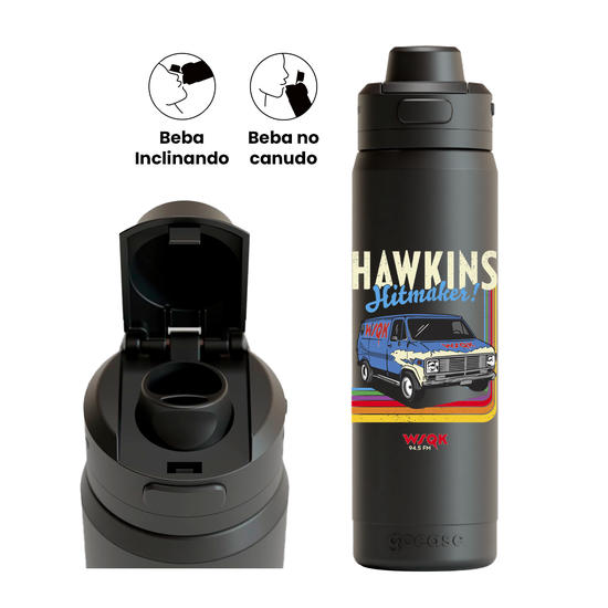 Garrafa Térmica Flip Pro - Stranger Things - Squawk Van Poster