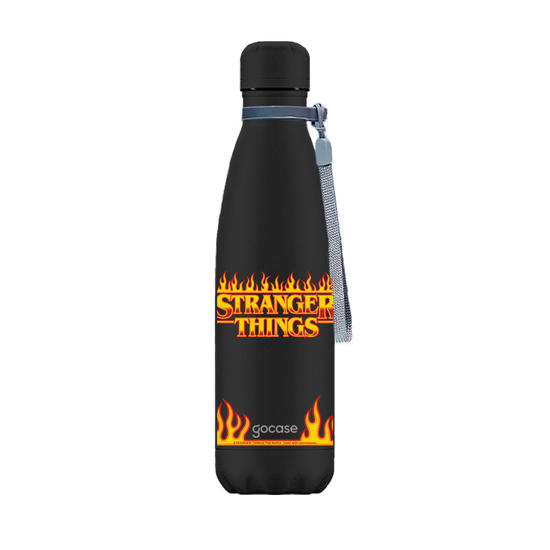 Garrafa Térmica Urban + Ebook - Stranger Things - Fire