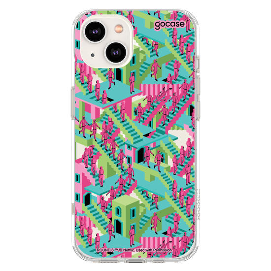 Capinha para celular  Round 6 - Labirinto de Escadas