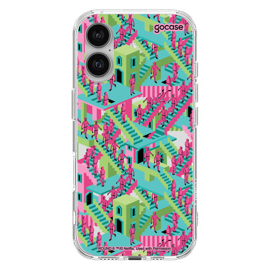 Capinha para celular  Round 6 - Labirinto de Escadas