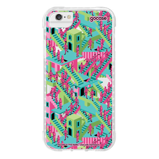 Capinha para celular  Round 6 - Labirinto de Escadas