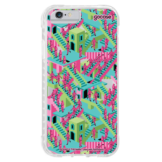 Capinha para celular  Round 6 - Labirinto de Escadas