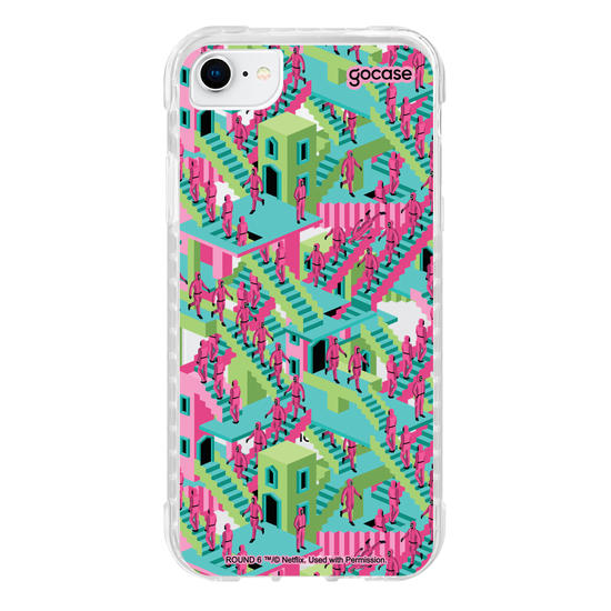 Capinha para celular  Round 6 - Labirinto de Escadas