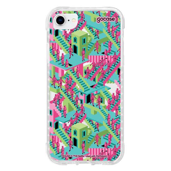 Capinha para celular  Round 6 - Labirinto de Escadas