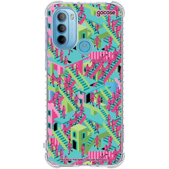 Capinha para celular  Round 6 - Labirinto de Escadas