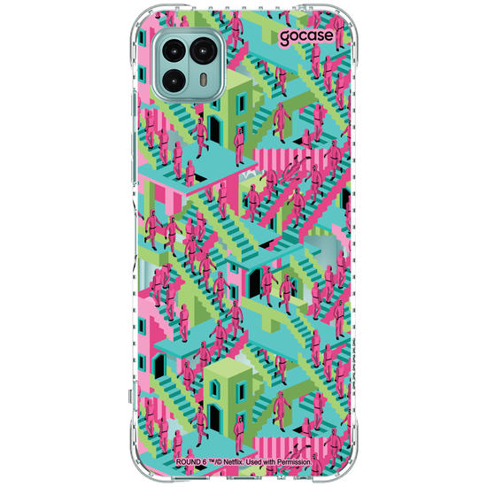 Capinha para celular  Round 6 - Labirinto de Escadas