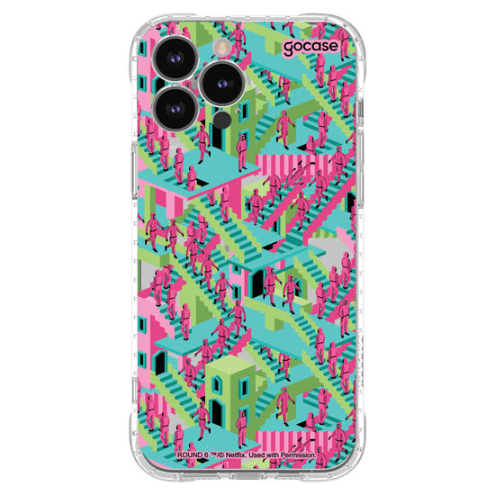 Capinha para celular  Round 6 - Labirinto de Escadas