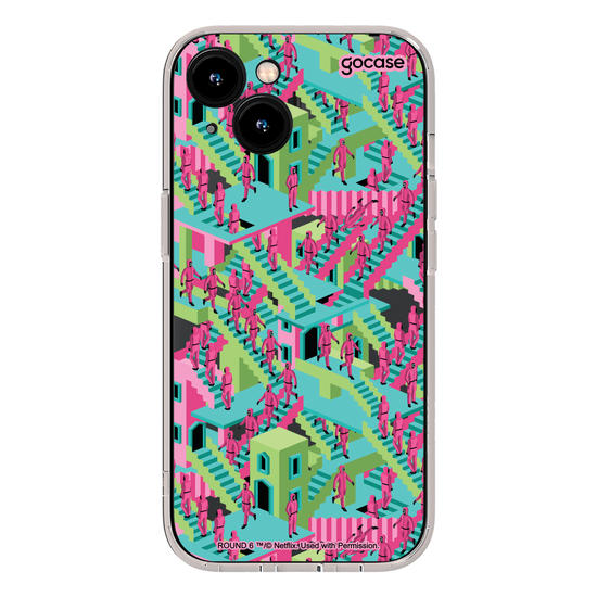 Capinha para celular  Round 6 - Labirinto de Escadas