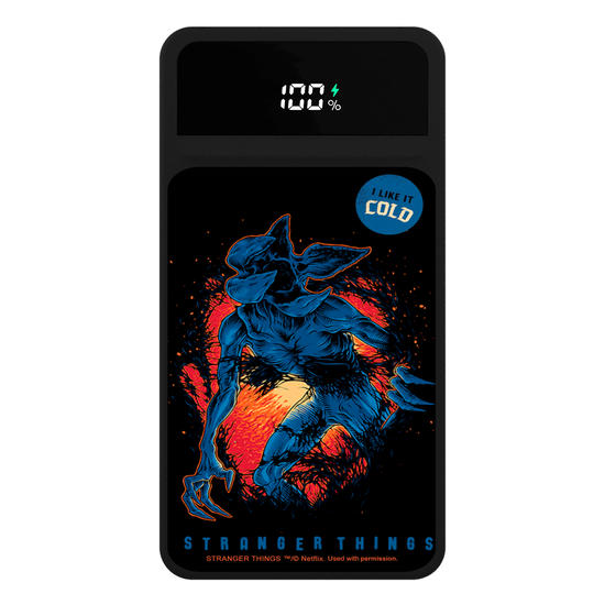 Carregador Portátil Turbo 10000mah - Stranger Things - Demogorgon