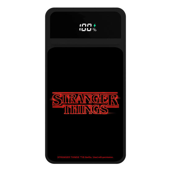 Carregador Portátil Turbo 10000mah - Stranger Things - Logo