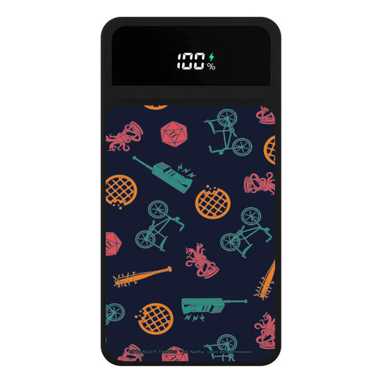 Carregador Portátil Turbo 10000mah - Stranger Things - Icons Dark