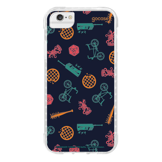 Capinha para celular Stranger Things - Icons Dark
