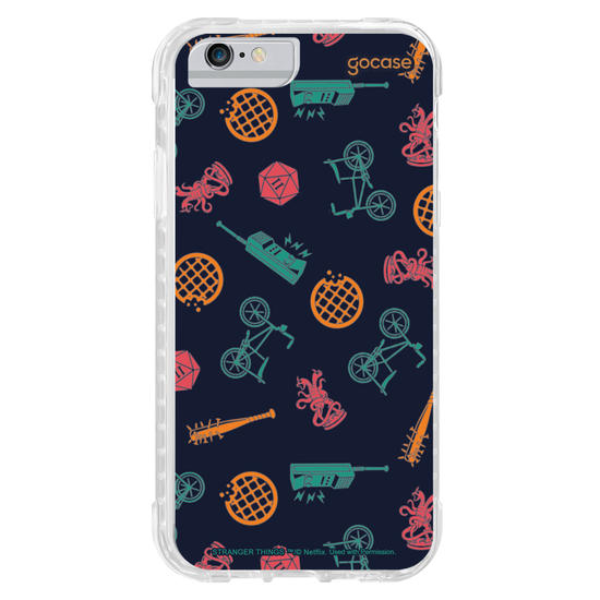 Capinha para celular Stranger Things - Icons Dark