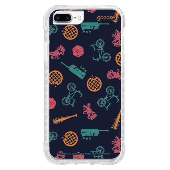 Capinha para celular Stranger Things - Icons Dark