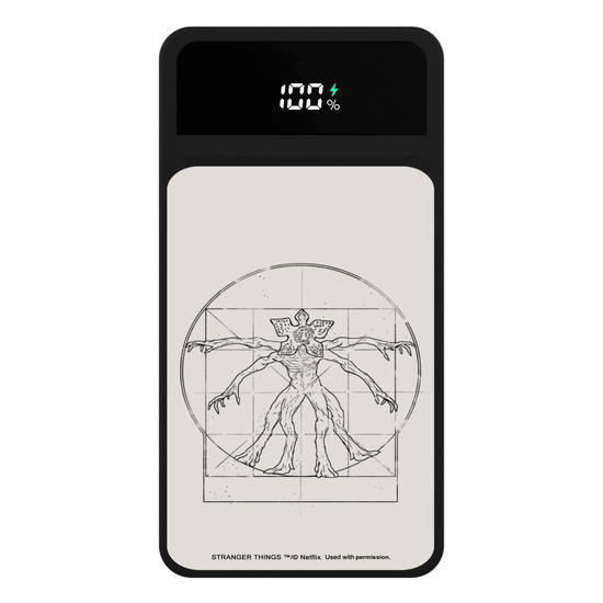 Carregador Portátil Turbo 10000mah - Stranger Things - Anatomy