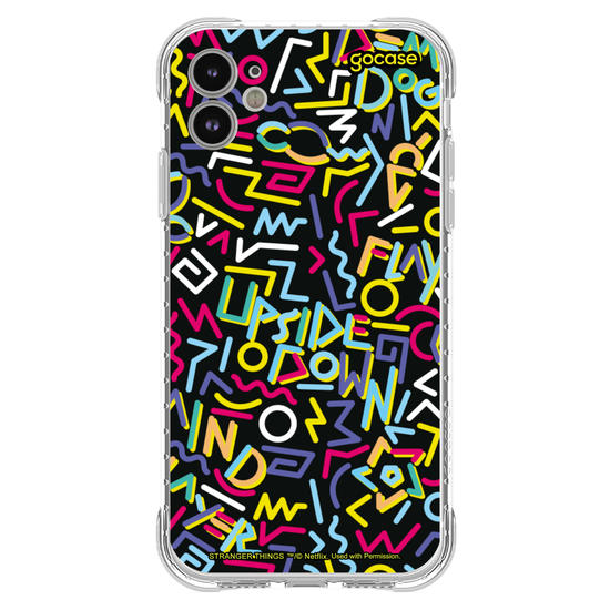 Capinha para celular Stranger Things - Retro Shapes