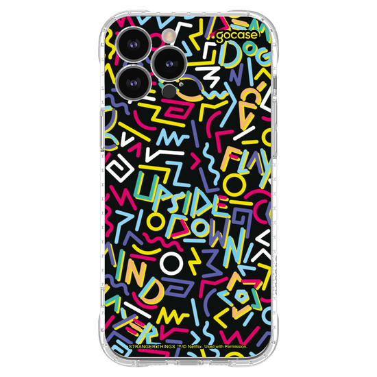 Capinha para celular Stranger Things - Retro Shapes