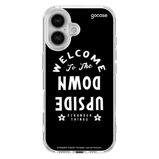 Capinha para celular Stranger Things - Upside Down Welcome