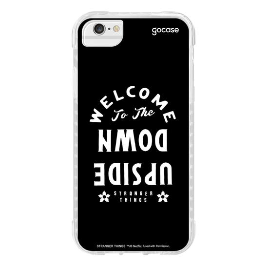 Capinha para celular Stranger Things - Upside Down Welcome