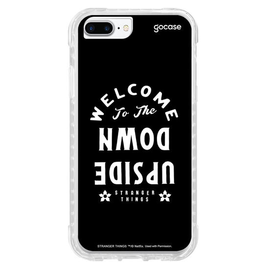 Capinha para celular Stranger Things - Upside Down Welcome