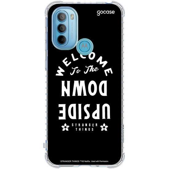 Capinha para celular Stranger Things - Upside Down Welcome