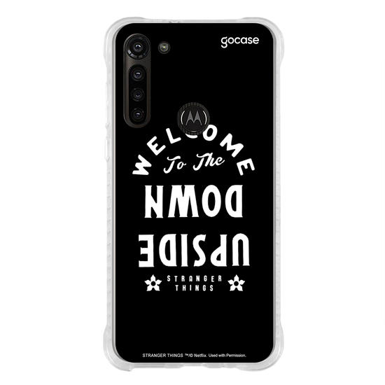 Capinha para celular Stranger Things - Upside Down Welcome