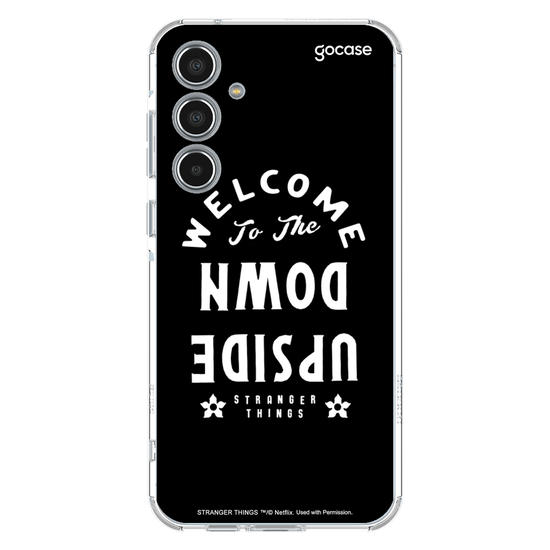Capinha para celular Stranger Things - Upside Down Welcome