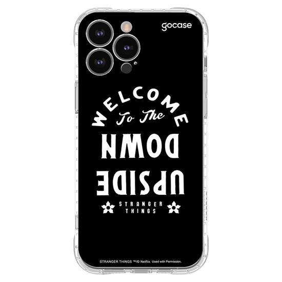 Capinha para celular Stranger Things - Upside Down Welcome