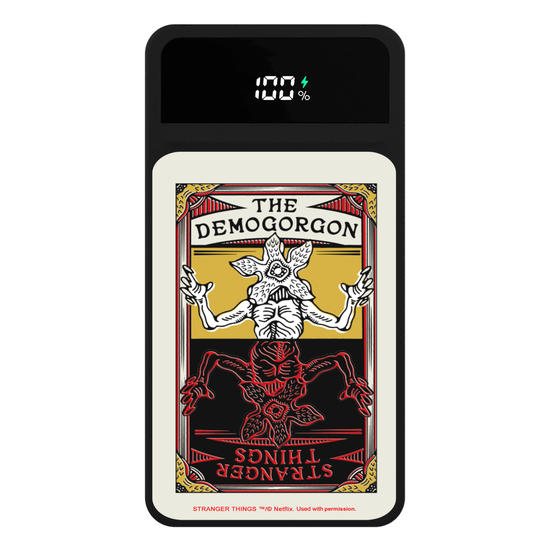 Carregador Portátil Turbo 10000mah - Stranger Things - Demogorgon