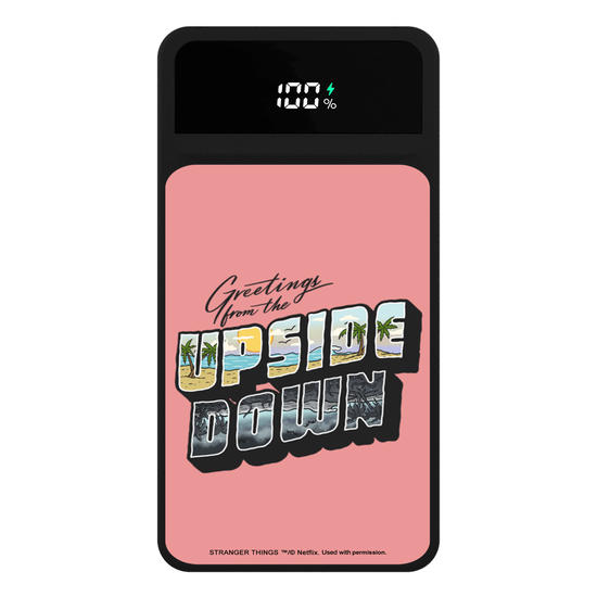 Carregador Portátil Turbo 10000mah - Stranger Things - Greetings