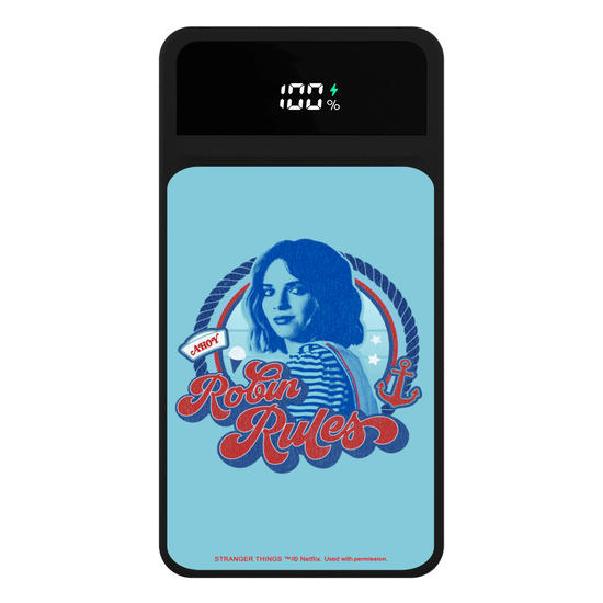 Carregador Portátil Turbo 10000mah - Stranger Things - Robin Rules