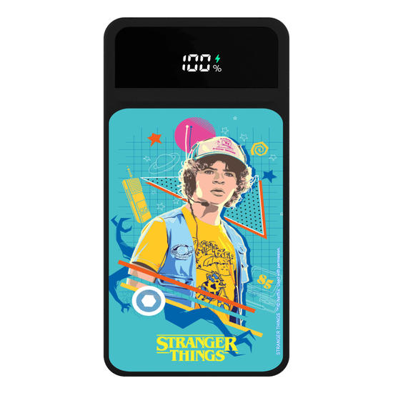 Carregador Portátil Turbo 10000mah - Stranger Things - Dustin