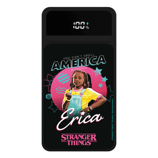 Carregador Portátil Turbo 10000mah - Stranger Things - Erica